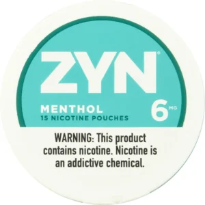 ZYN Menthol​ Nicotine Pouches​ - 15Ct | 6MG