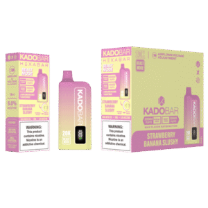Strawberry Banana Slushy Hexa X Kado Bar 20000 Puffs
