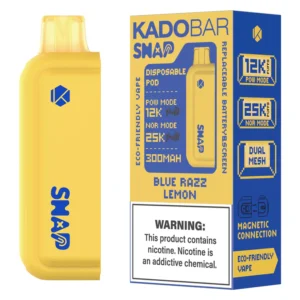 Blue Razz Lemon Kado Bar Snap Disposable Pod - 25k Puffs