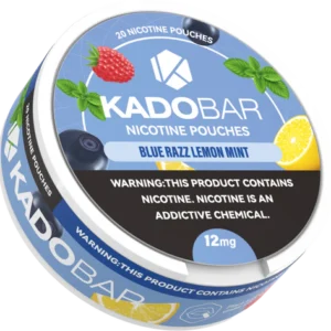 Blue Razz Lemon Mint – Kado Bar Nicotine Pouches - 12MG