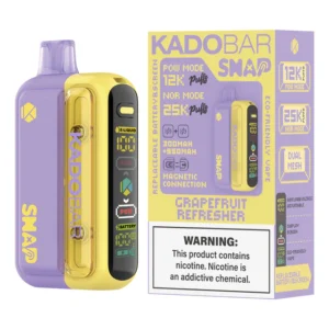 Grapefruit Refresher Kado Bar Snap 25k Disposable Kit