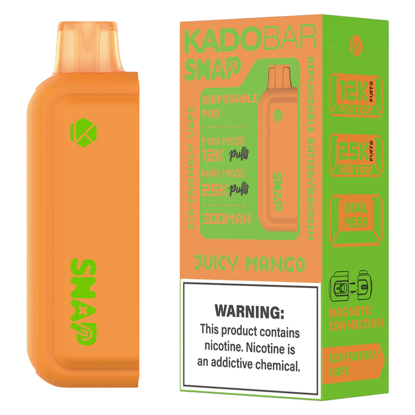 Juicy Mango Kado Bar Snap Disposable Pod - 25k Puffs