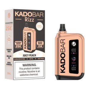 Juicy Peach Kado Bar Rizz 25000 Puffs Disposable Vape