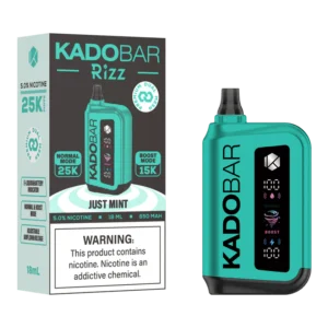 Just Mint Kado Bar Rizz 25K Puffs Disposable Vape