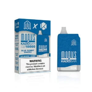 Blue Gummy Sharks Modus X Kado Bar KB10000 Puffs Disposable Vape