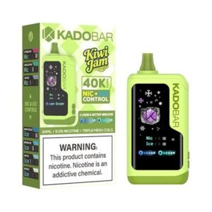 Kiwi Jam Kado Bar NI40K Ice+ Nic Control Disposable Vape