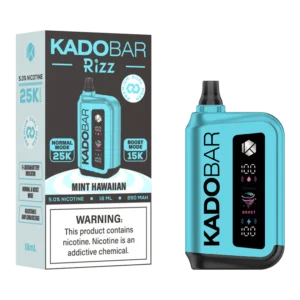 Kado Bar Rizz Mint Hawaiian Disposable Vape – 25000 Puffs