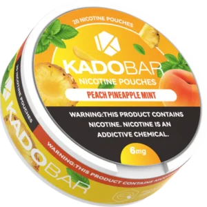Peach Pineapple Kado Bar Nicotine Pouches - 20Ct | 6MG