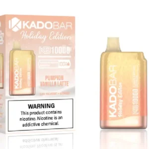 Pumpkin vanilla latte Kado Bar10000 Puffs