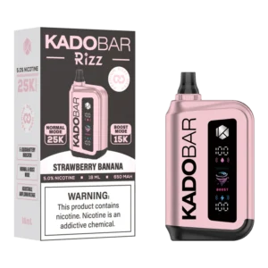 Kado Bar Rizz Strawberry Banana Disposable Vape – 25000 Puffs