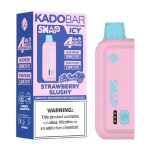 Strawberry Slushy Kado Bar Snap Icy Disposable Pod - 25k Puffs