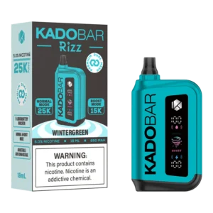 Wintergreen Kado Bar Rizz 25K Puffs Disposable Vape
